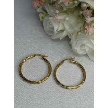 925 Sterling Silver Gold Plated Earrings Length 1.25 Inch