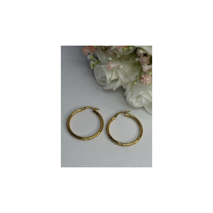 925 Sterling Silver Gold Plated Earrings Length 1.25 Inch