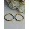 925 Sterling Silver Gold Plated Earrings Length 1.25 Inch