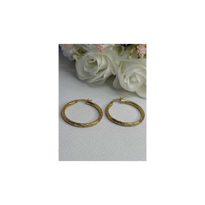 925 Sterling Silver Gold Plated Earrings Length 1.25 Inch