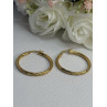 925 Sterling Silver Gold Plated Earrings Length 1.25 Inch