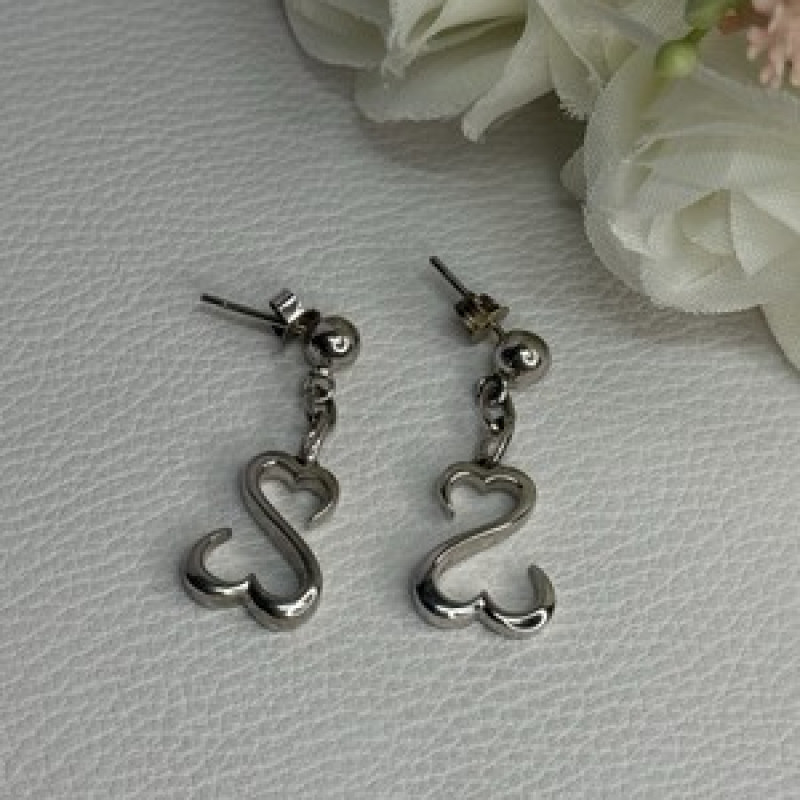 Beautiful 925 Sterling Silver Earrings Length 1.15 Inch