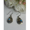 Navajo Turquoise Native American 925 Sterling Silver Earrings