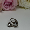 Share Vintage 925 Sterling Silver Pearl Ring Size 5