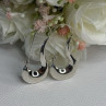 Elegant 925 Sterling Silver Earrings Length 1.90 Inch
