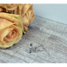 925 Sterling Silver CZ Classic Earrings Thailand