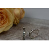 925 Sterling Silver CZ Classic Earrings Thailand