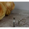 925 Sterling Silver CZ Classic Earrings Thailand