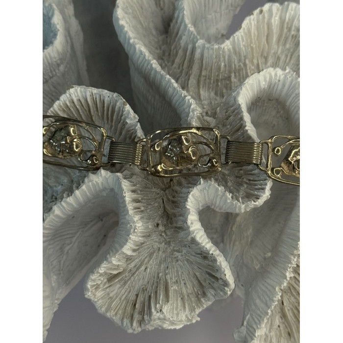 Vintage Dane Craft 925 Sterling Silver Bracelet Size 7.5