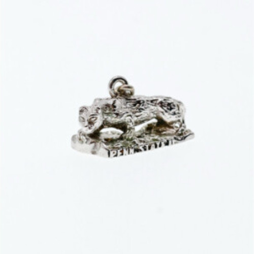 925 Sterling Silver Wolf Pendant