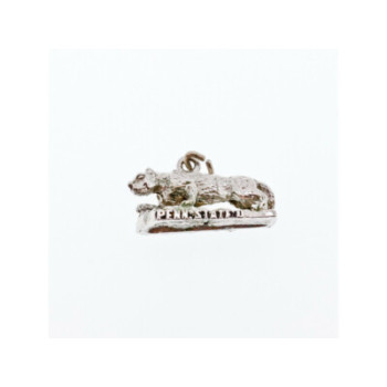 925 Sterling Silver Wolf Pendant