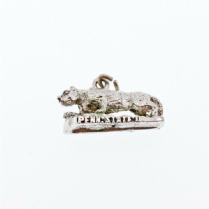 925 Sterling Silver Wolf Pendant