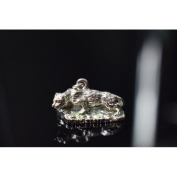925 Sterling Silver Wolf Pendant