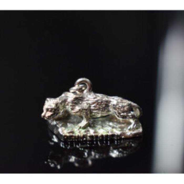 925 Sterling Silver Wolf Pendant