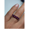 925 Sterling Silver Spinel Ring Size 7