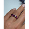 925 Sterling Silver Spinel Ring Size 7