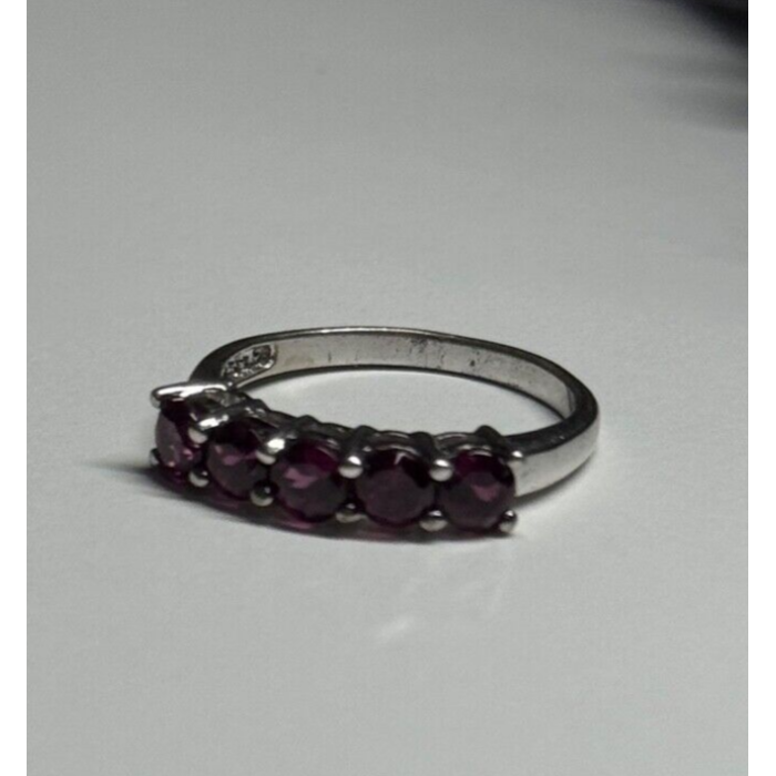 925 Sterling Silver Spinel Ring Size 7