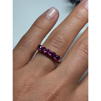 925 Sterling Silver Spinel Ring Size 7