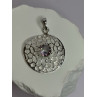 925 Sterling Silver Alexandrite Pendant Length 1.8 Inch