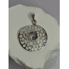 925 Sterling Silver Alexandrite Pendant Length 1.8 Inch