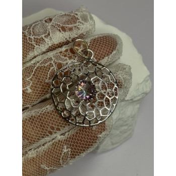 925 Sterling Silver Alexandrite Pendant Length 1.8 Inch