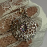 925 Sterling Silver Alexandrite Pendant Length 1.8 Inch