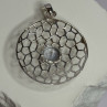 925 Sterling Silver Alexandrite Pendant Length 1.8 Inch
