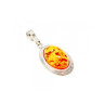 925 Sterling Silver Amber Pendant