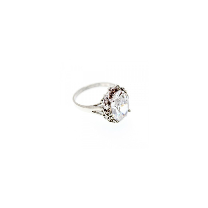 925 Sterling Silver CZ Ring Size 9