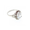 925 Sterling Silver CZ Ring Size 9