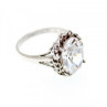 925 Sterling Silver CZ Ring Size 9