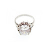 925 Sterling Silver CZ Ring Size 9