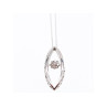10K WHITE GOLD DIAMONDS CHAIN WITH PENDANT