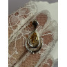925 Sterling Silver Citrine Pear Pendant Length 1.3 Inch