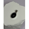 925 Sterling Silver Black Onyx Pendant Length 1.2 Inch