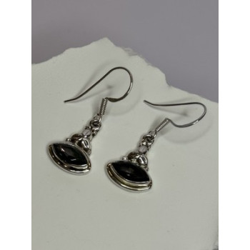 925 Sterling Silver Alexandrite Earrings Length 1.3 Inch