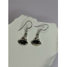 925 Sterling Silver Alexandrite Earrings Length 1.3 Inch