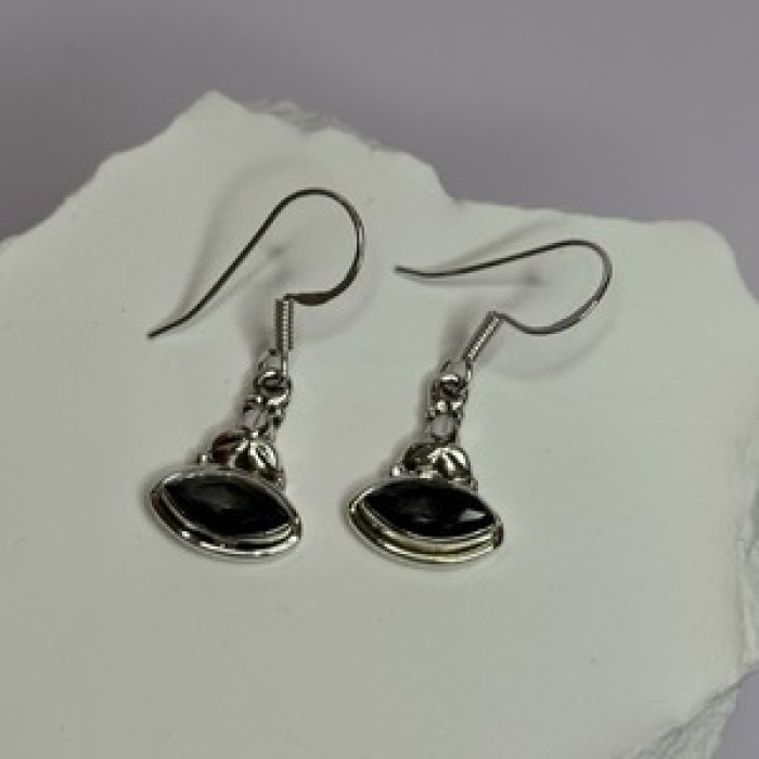 925 Sterling Silver Alexandrite Earrings Length 1.3 Inch