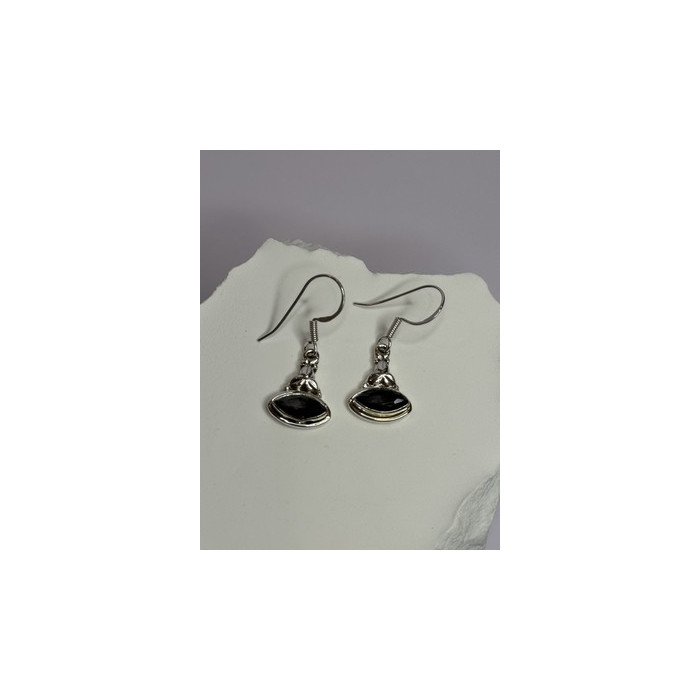 925 Sterling Silver Alexandrite Earrings Length 1.3 Inch