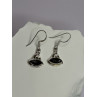 925 Sterling Silver Alexandrite Earrings Length 1.3 Inch