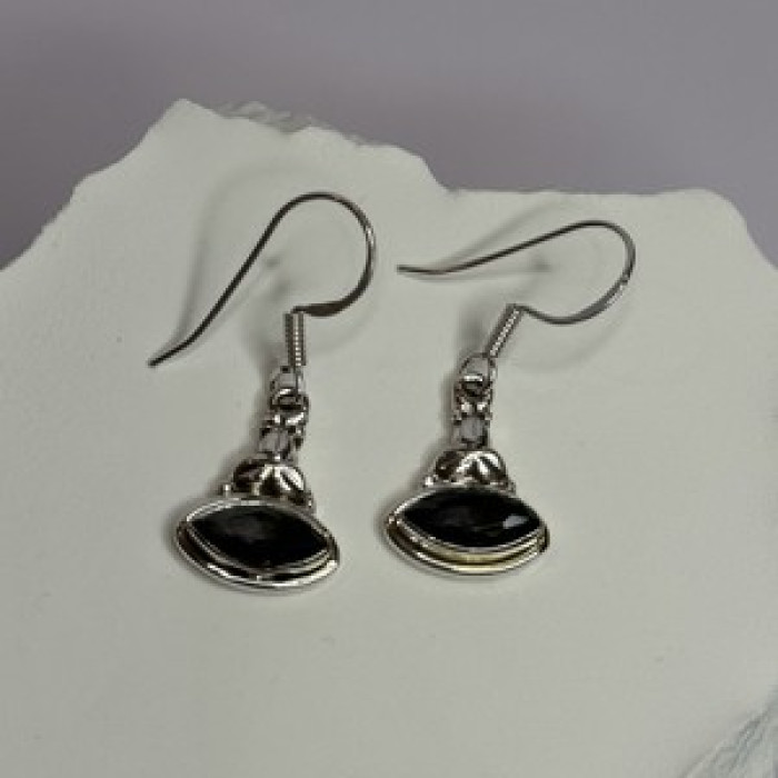 925 Sterling Silver Alexandrite Earrings Length 1.3 Inch
