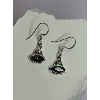 925 Sterling Silver Alexandrite Earrings Length 1.3 Inch