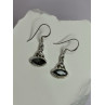 925 Sterling Silver Alexandrite Earrings Length 1.3 Inch