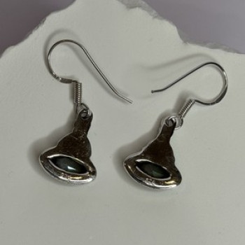 925 Sterling Silver Alexandrite Earrings Length 1.3 Inch