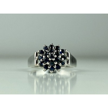 925 Sterling Silver Sapphires 