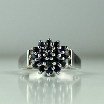 925 Sterling Silver Sapphires 