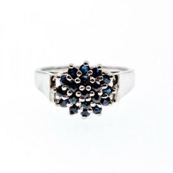 925 Sterling Silver Sapphires 