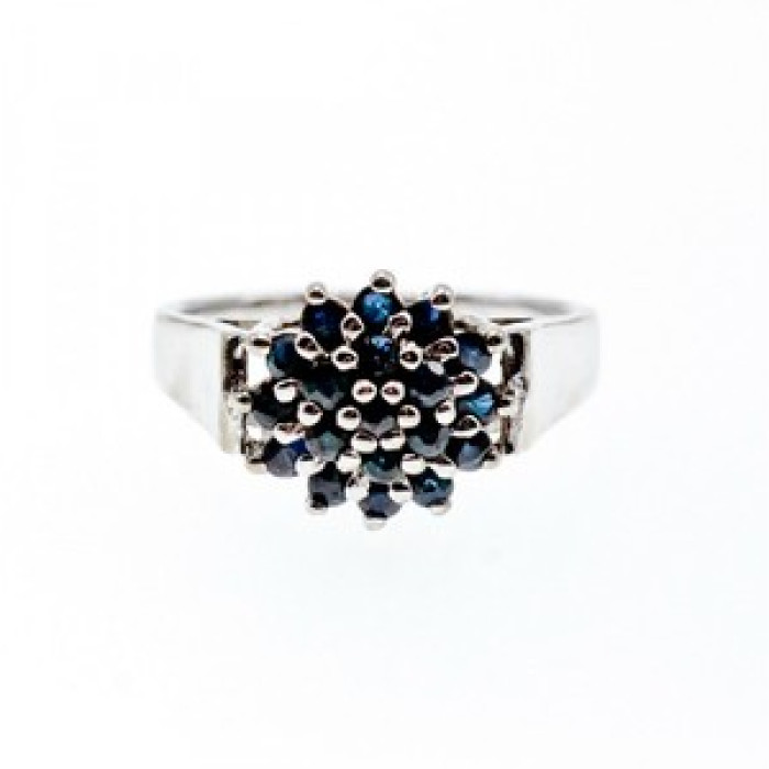 925 Sterling Silver Sapphires 