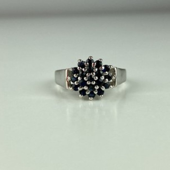 925 Sterling Silver Sapphires 