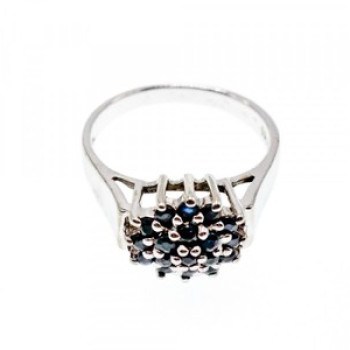 925 Sterling Silver Sapphires 